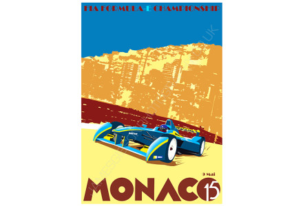 Formula E – Monaco ePrix Poster Formula e poster monaco wm i preview